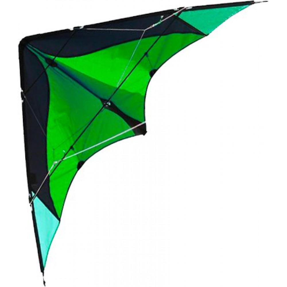 Tips Gesprekelijk Banyan stunt vliegers: Elliot Delta Basic Green-Black