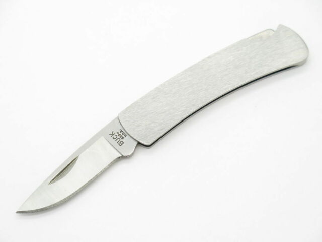 Buck 525 Gent Knife All Stainless Steel Folding Lockback New USA made